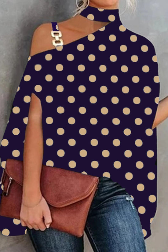 Women’s V-Neck Printed Off-Shoulder Vest Top 