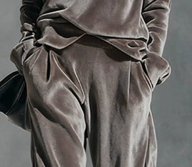 Womens Stylish Casual Long Sleeve Sports Suit 