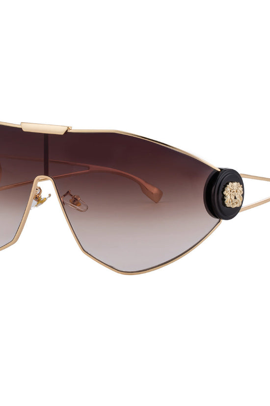 New FashionStyle Full-Frame Sports Sunglasses for Women, Integrated Lens, Outdoor Cycling UV Protection 