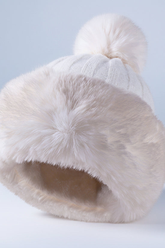 Women’s Winter Princess Mongolian Hat – Warm Plush Fur Fashion Hat - FitiqueFit
