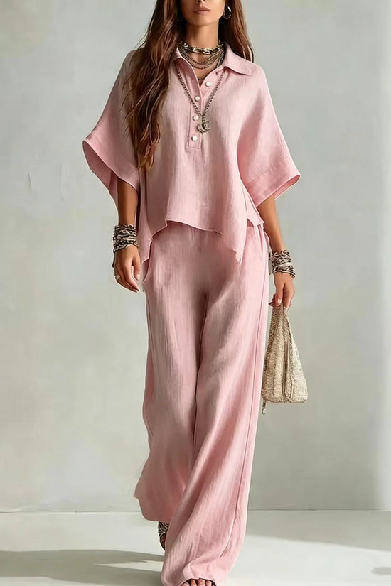 Women's Casual Sleeveless Top & Full-Length Pants Two-Piece Set 
