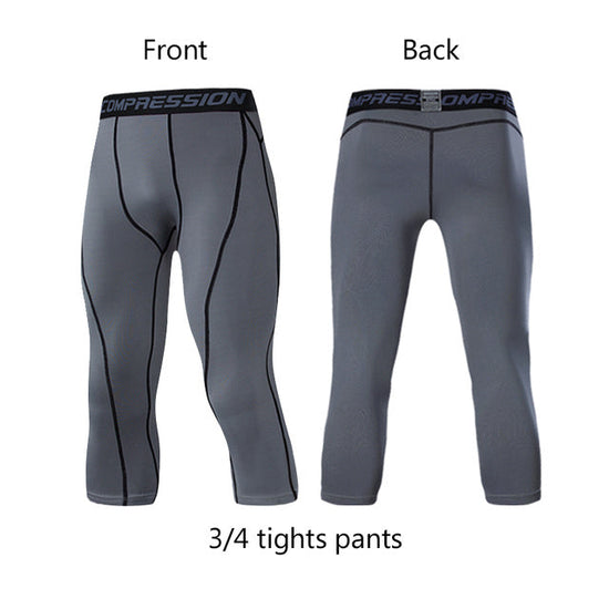 Men’s Lycra Compression Pants – High-Performance Cycling Tights FitiqueFit