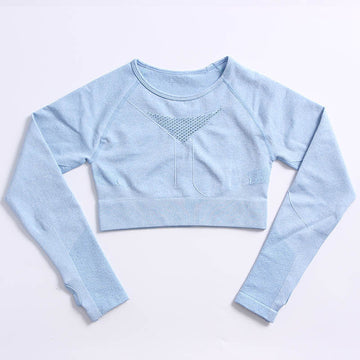 Blue long sleeves