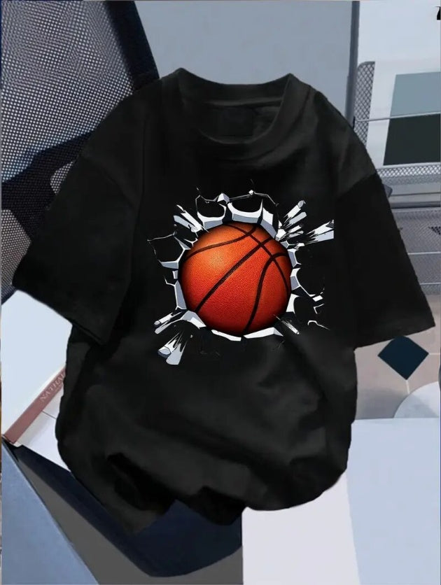 Men’s 3D Football Streetwear T-Shirt CJ US