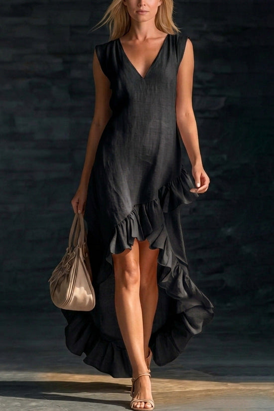 New Cotton-linen Long Dress For Women 