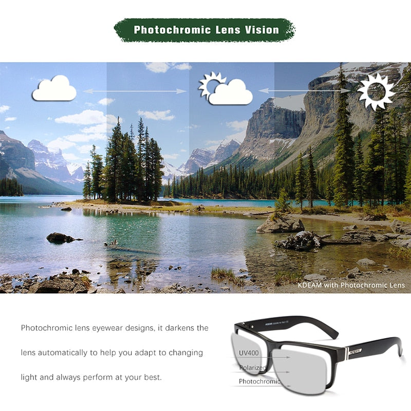 Revamp Of Sport Men Sunglasses Polarized KDEAM Shockingly Colors eprolo