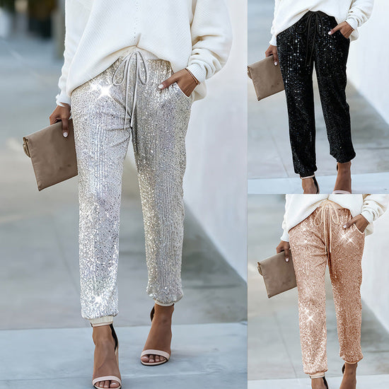 Straight-leg Casual Pants Women's Trousers 