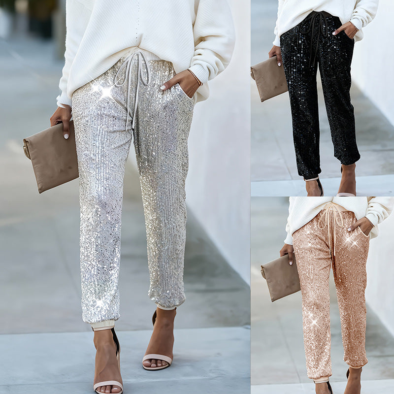 Straight-leg Casual Pants Women's Trousers 
