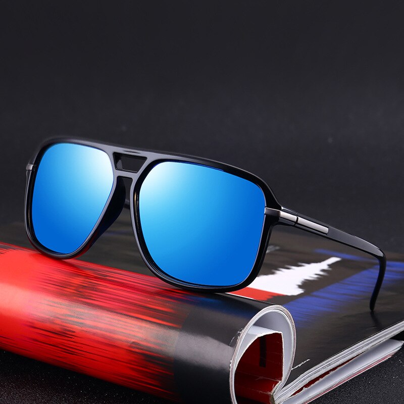 Oversized Sunglasses Men Polarized Mirror Goggles Driving Sun Glasses eprolo