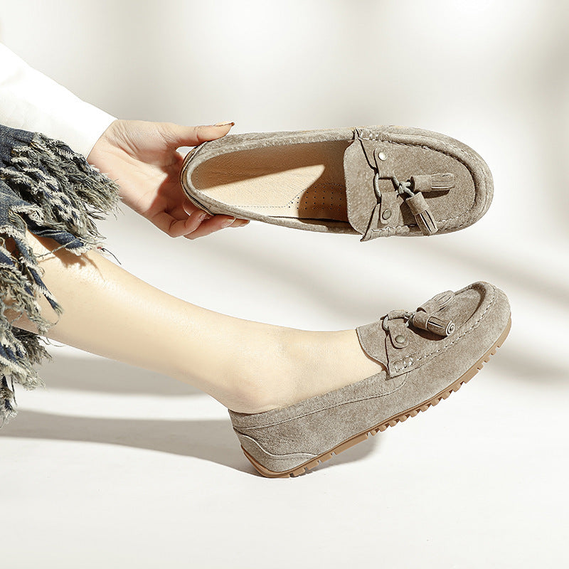 Soft Bottom Non-slip Slip-on Lofter Flat Bottom Pumps CJ