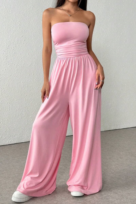 New Casual Versatile High-waisted Pants With A Tube Top 