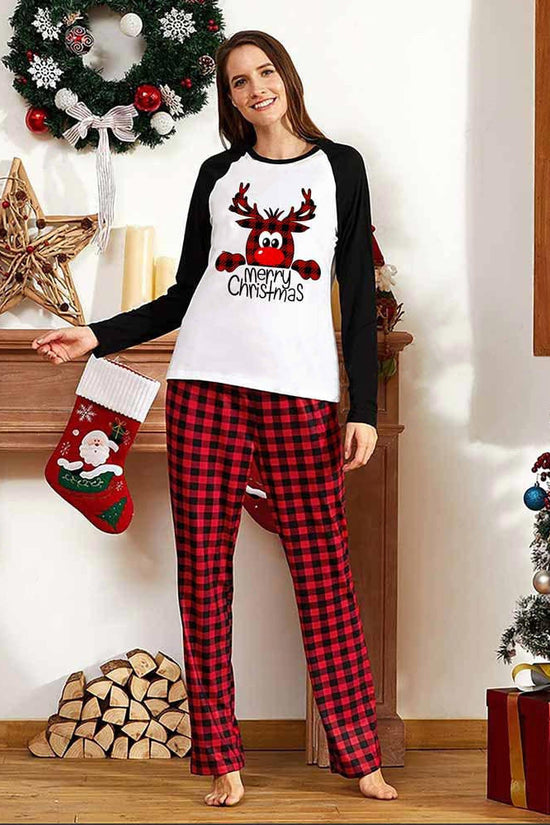 Family Christmas Pajamas Matching Sets Christmas Sleepwear Parent-Child Pjs Outfit For Christmas Holiday Xmas Party CJ