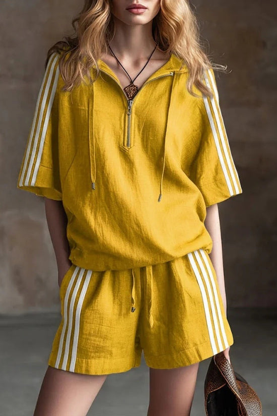 Casual Loose-fitting Two-piece Sportswear Set 
