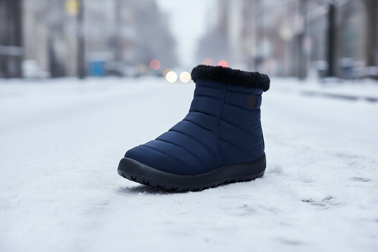 Women’s Thickened Cotton Snow Boots – Waterproof Warm Winter Boots - FitiqueFit