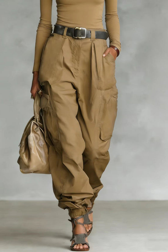 Niche Relaxed-fit Wide-leg Casual Trousers For Women 