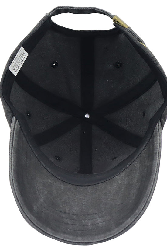 Horse Girl Embroidered Vintage Washed Baseball Cap – Adjustable Equestrian Hat 