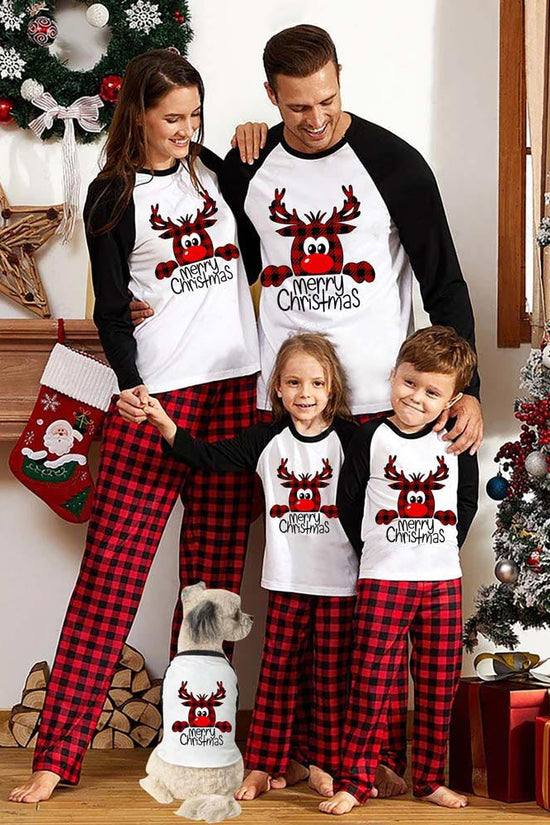 Family Christmas Pajamas Matching Sets Christmas Sleepwear Parent-Child Pjs Outfit For Christmas Holiday Xmas Party CJ