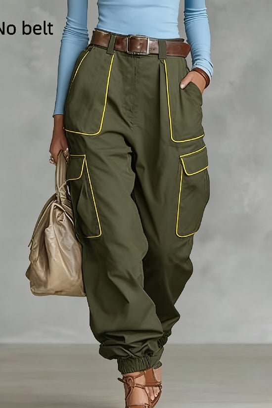 American Retro Multi-Pocket Work Pants 