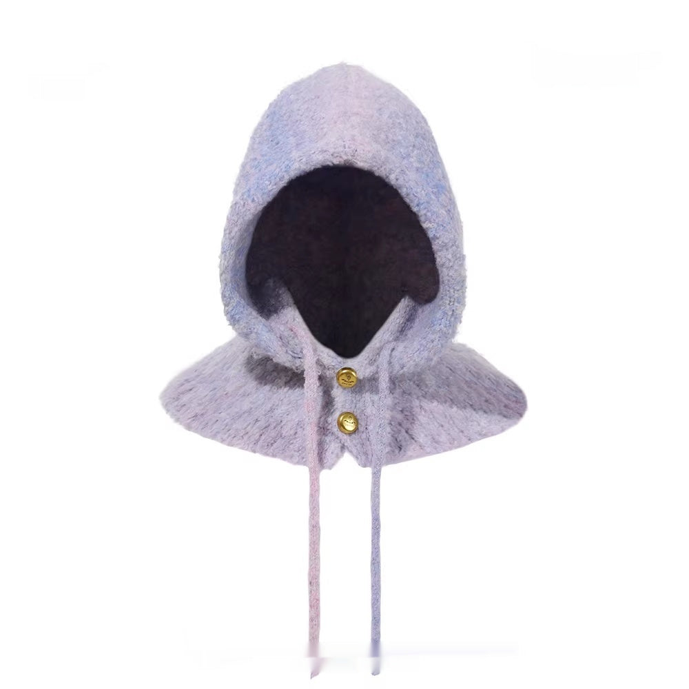 Women’s Tie-Dye Balaclava Hat – Warm Ear-Protecting Hat & Scarf in One - FitiqueFit