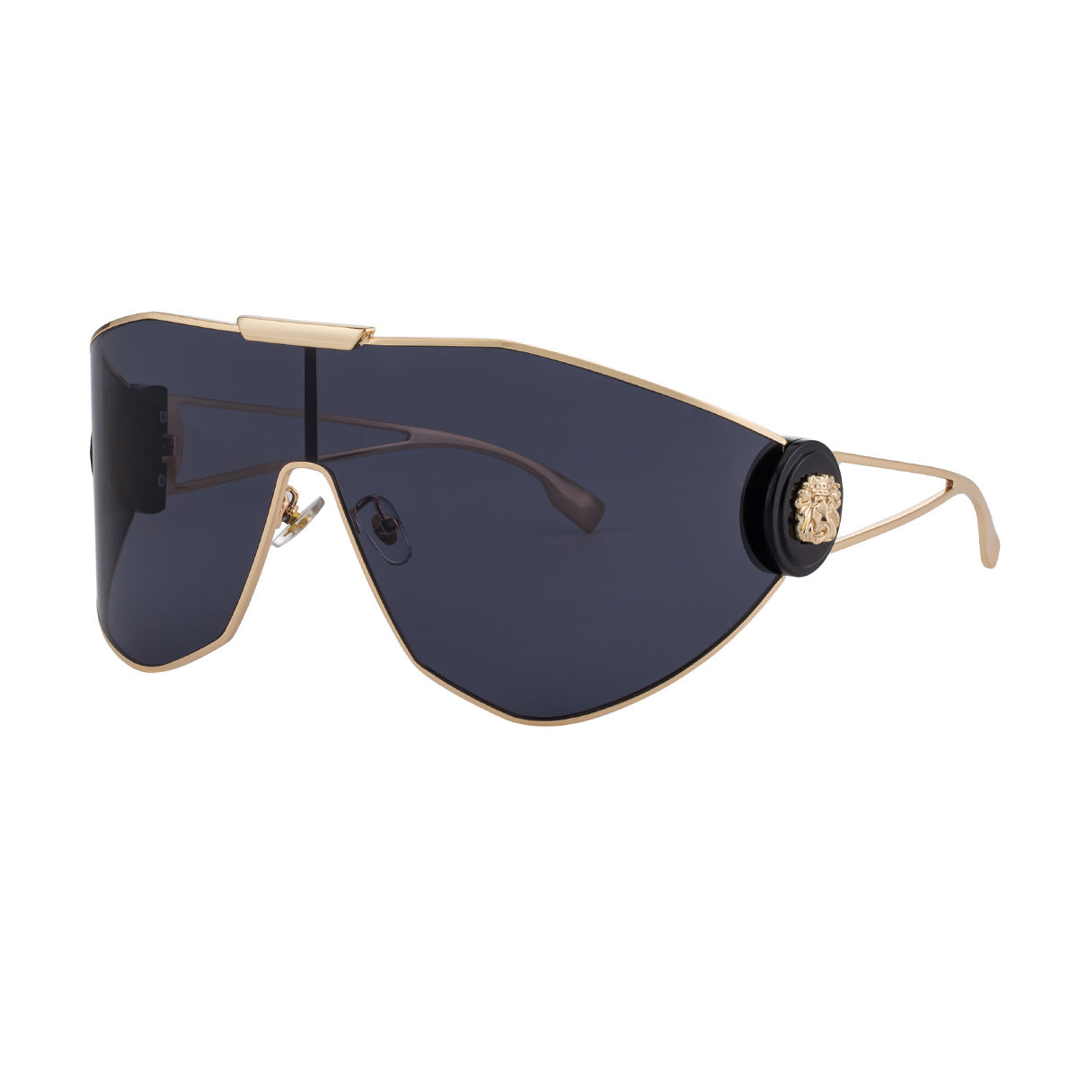 New FashionStyle Full-Frame Sports Sunglasses for Women, Integrated Lens, Outdoor Cycling UV Protection 