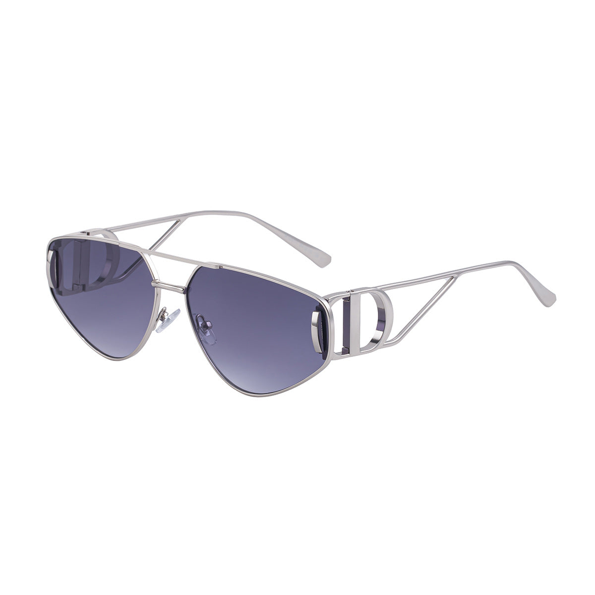 New Fashion Cat Eye Sunglasses for Women, Trendy and Stylish Outdoor Street Sun Protection Sunglasses for Women 