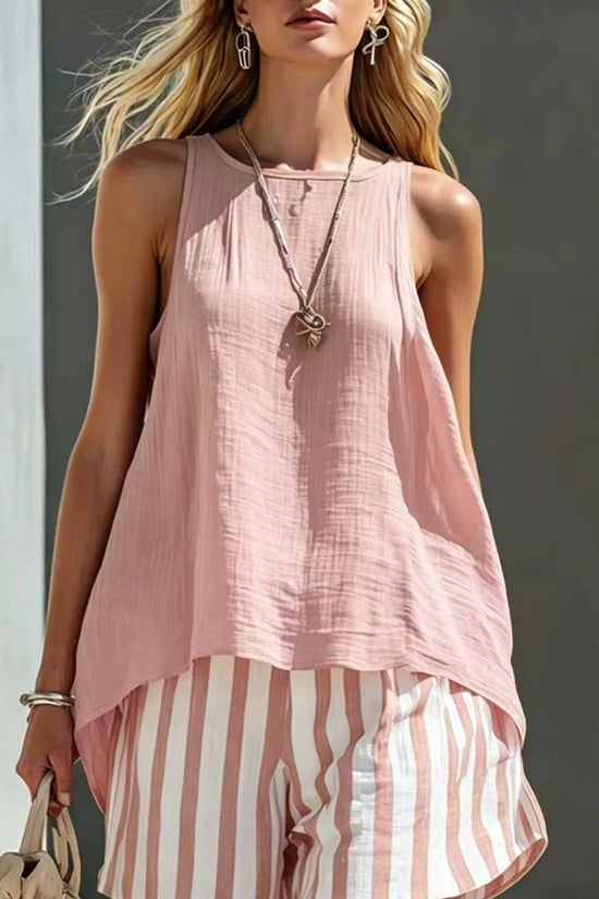 Solid Color V-Neck Long-Sleeve Shirt Womens Loose-Fitting Button-Up Top 