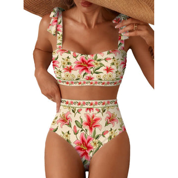 Multi-color Floral Beige