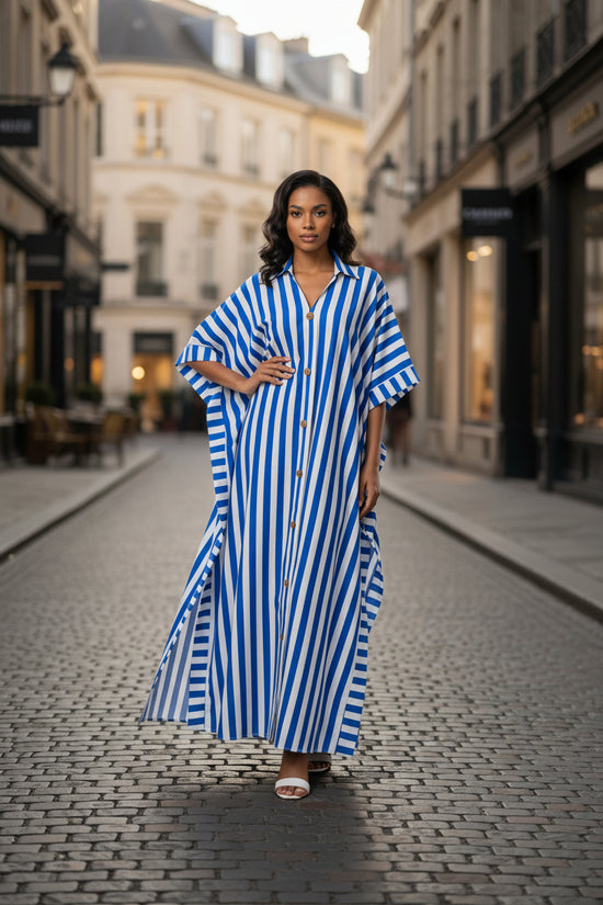 Casual Loose-fitting Dress African Style Plus Size Fashionable Long 