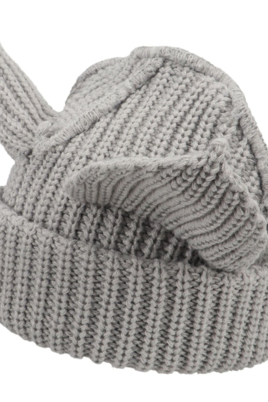 Women’s Thickened Acrylic Knitted Hat with Devil Ears | Cozy Beanie 