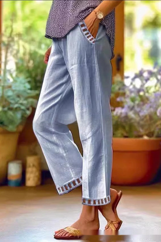 European And American Women's Simple Casual Pants 