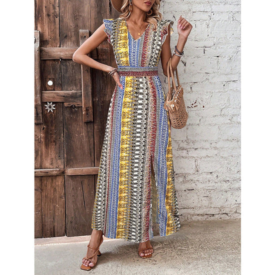 Fashionable Casual Slim-Fit Split Dress For Women 