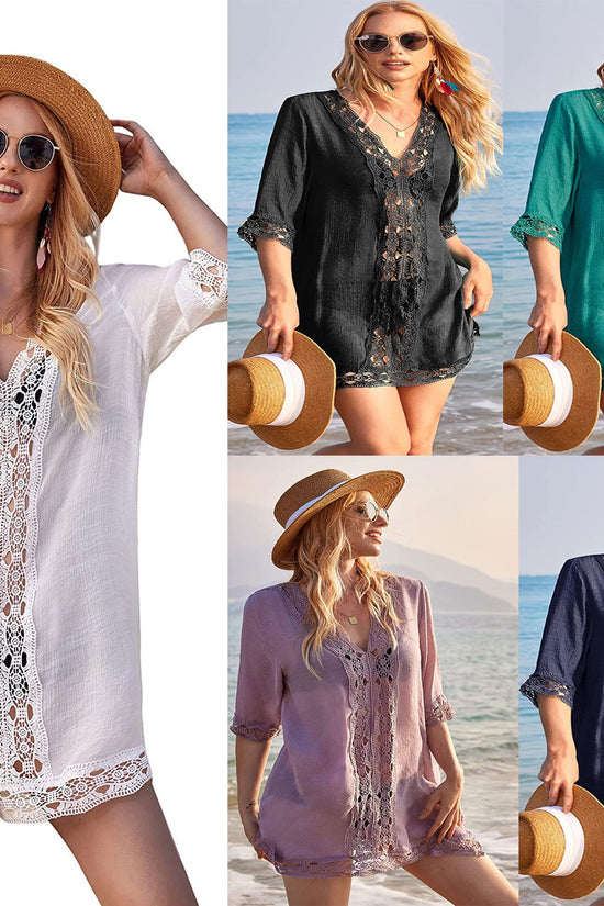 European And American-style Resort Dress Tunic For Women 