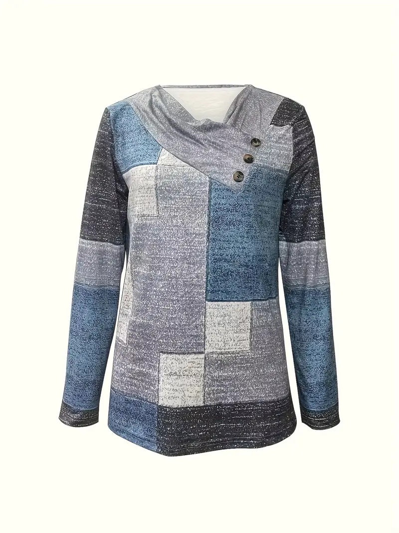 Women’s Plaid Button Down Shirt CJ