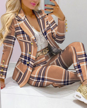 Khaki Plaid