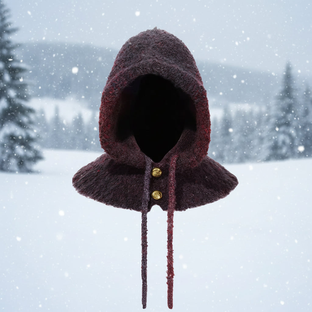 Women’s Tie-Dye Balaclava Hat – Warm Ear-Protecting Hat & Scarf in One - FitiqueFit