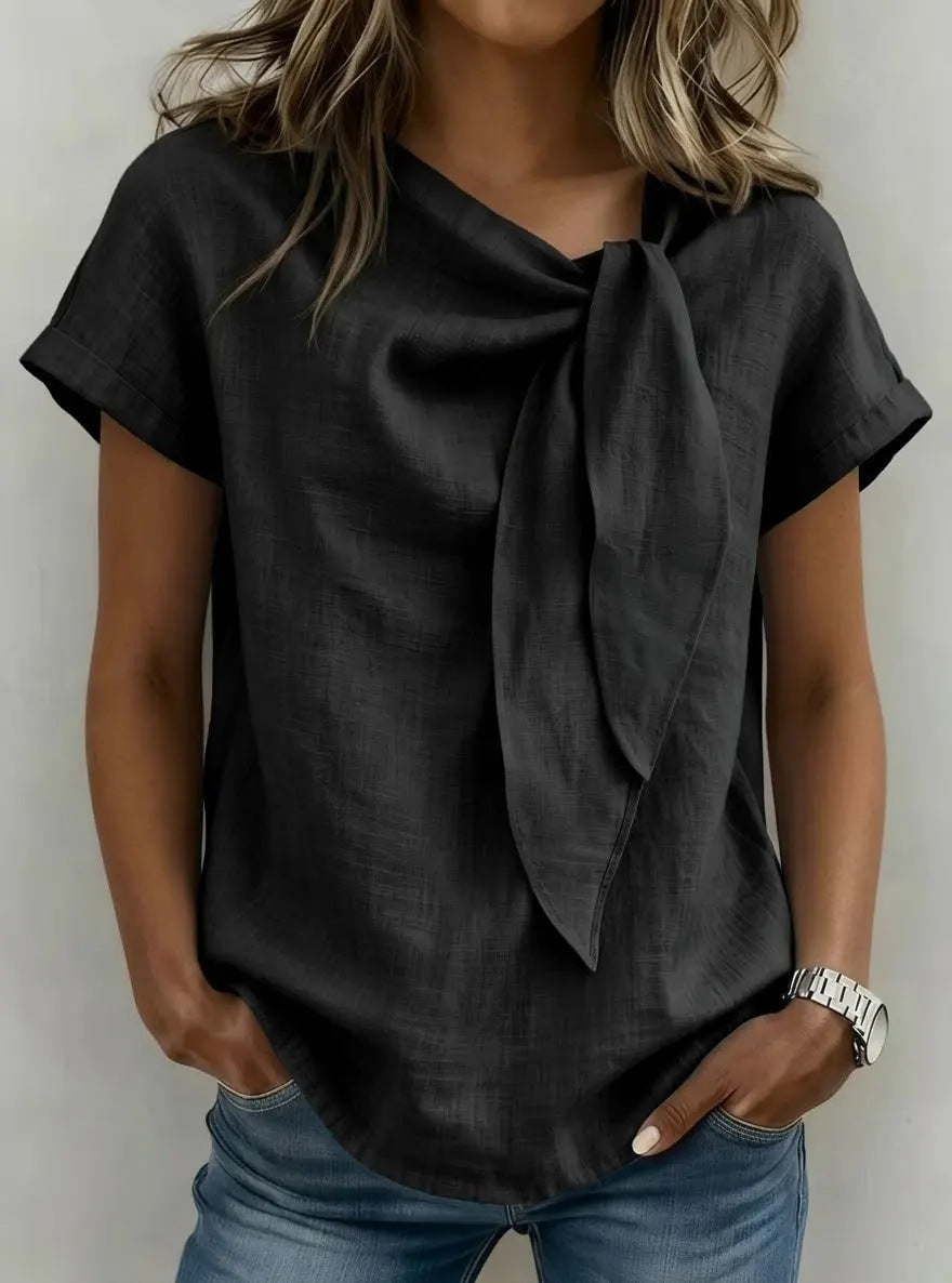 Women's Short-sleeve Fashionable Casual Top T-shirt 