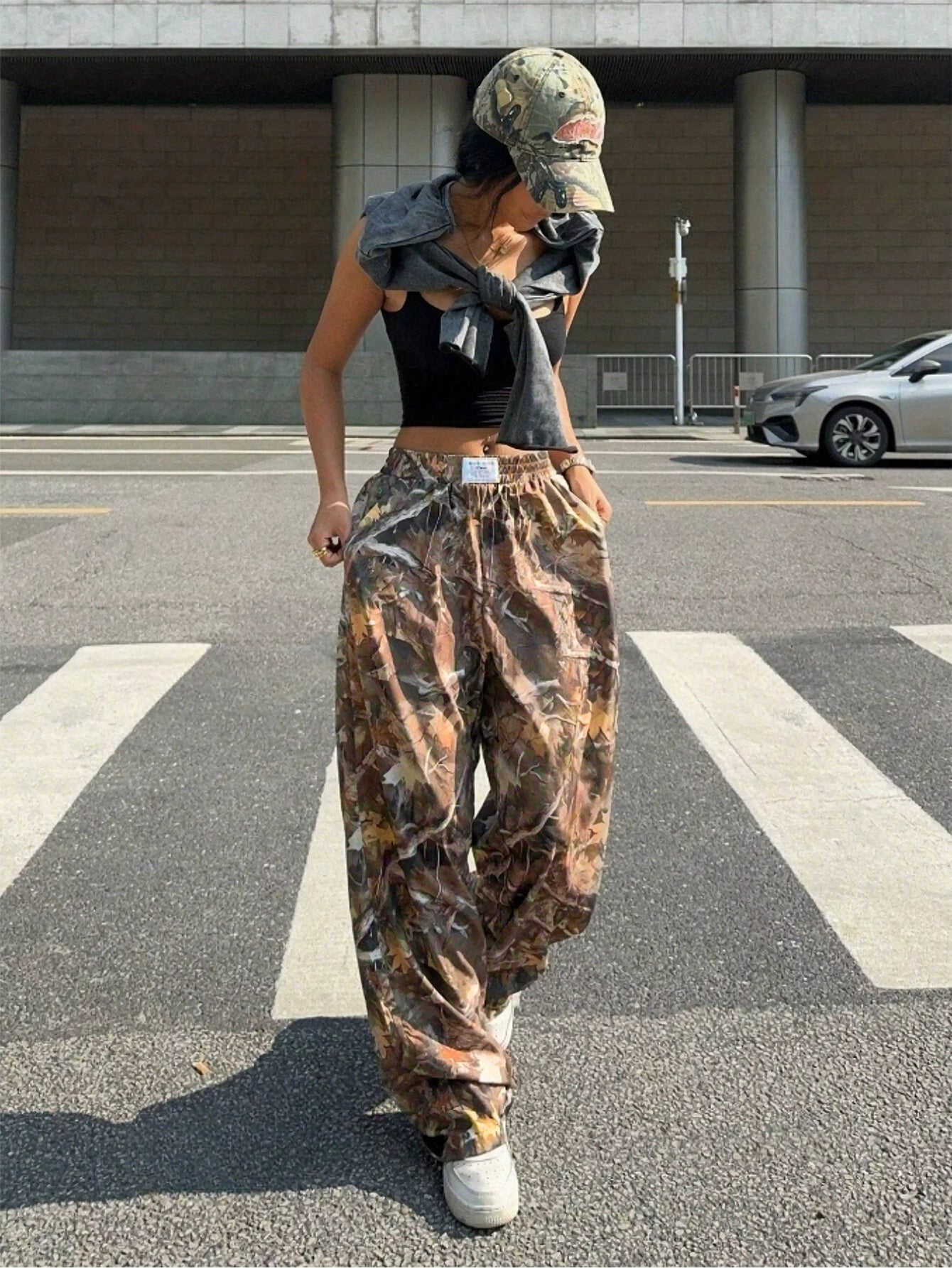 🧢 Women's Y2K Camouflage Cargo Pants FitiqueFit