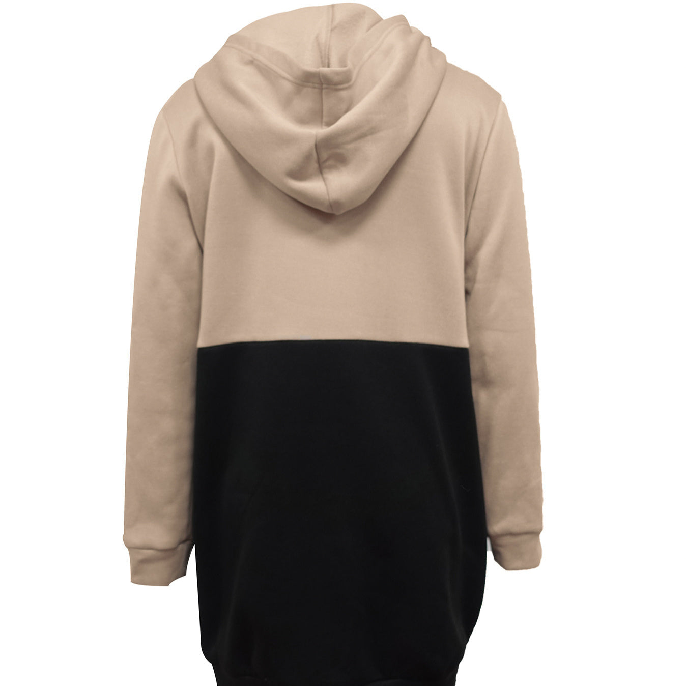 Ladies' Fashionable New Christmas Deer Checkered Printed Color Blocked Hooded Sweatshirt Dress CJ US