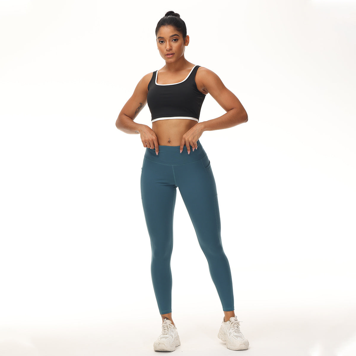 ❄️ Women's Winter Velvet Ankle Pants with Pockets FitiqueFit