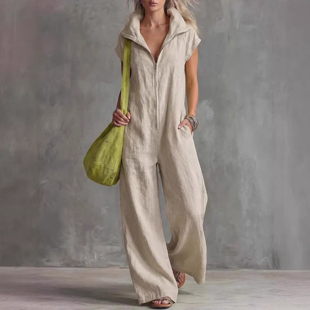 European And American-style Jumpsuit Loose-fitting 