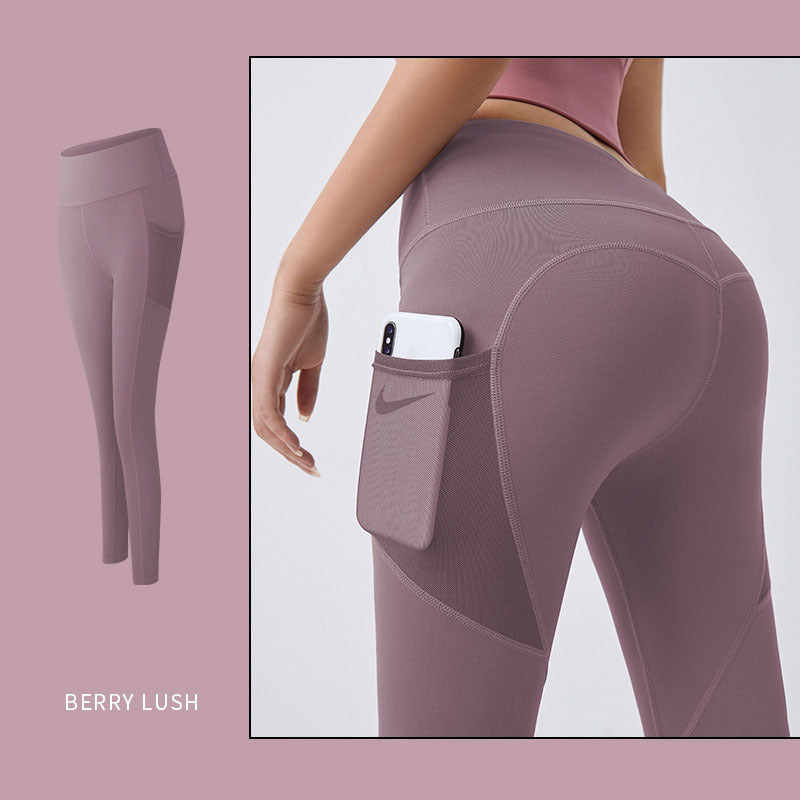 Yoga Pants Women With Pocket Leggings Sport Girl Gym Leggings Women Tummy Control Jogging Tights Female Fitness Pants FitiqueFit