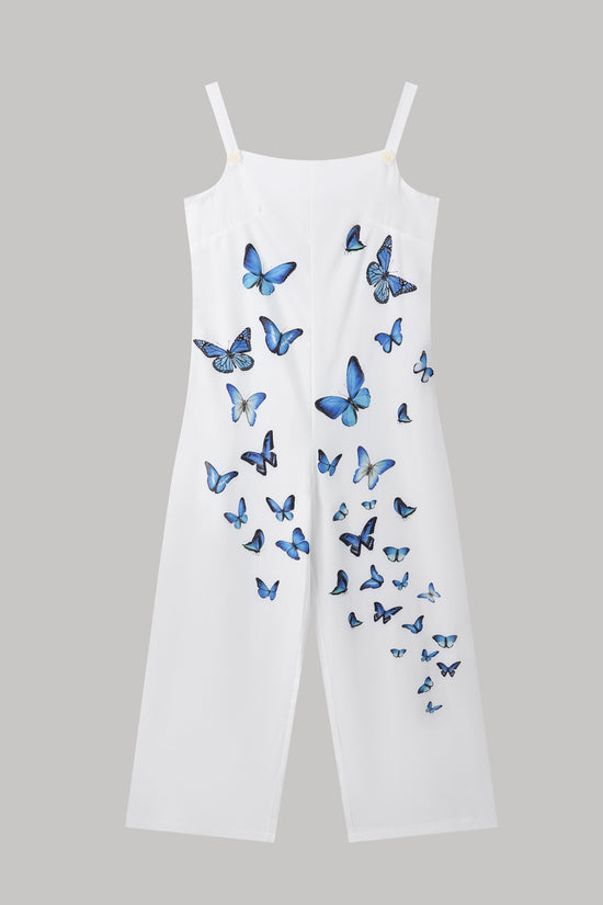 Women’s Butterfly Print Overalls CJ US
