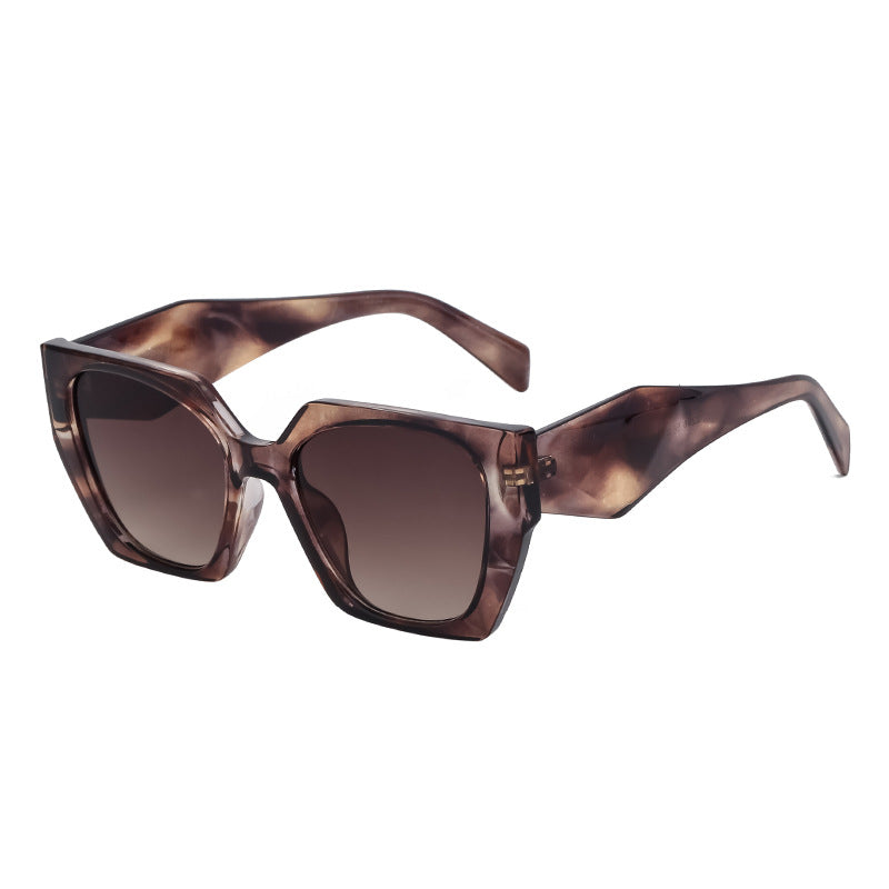 Fashion Cat Eye Wide Temple Sunglasses for Women, High-End  Full Frame Sun Glasses, Designer Style Eyewear 