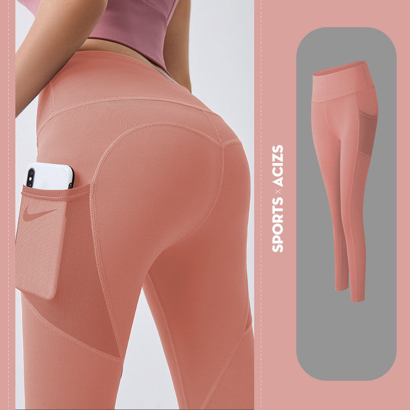 Yoga Pants Women With Pocket Leggings Sport Girl Gym Leggings Women Tummy Control Jogging Tights Female Fitness Pants FitiqueFit