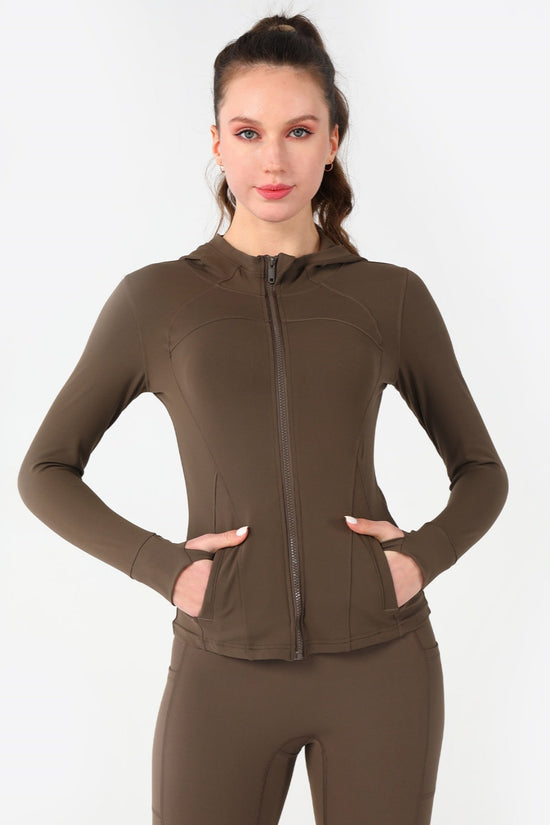 🖤 Women's Lightweight Hooded Yoga Jacket FitiqueFit