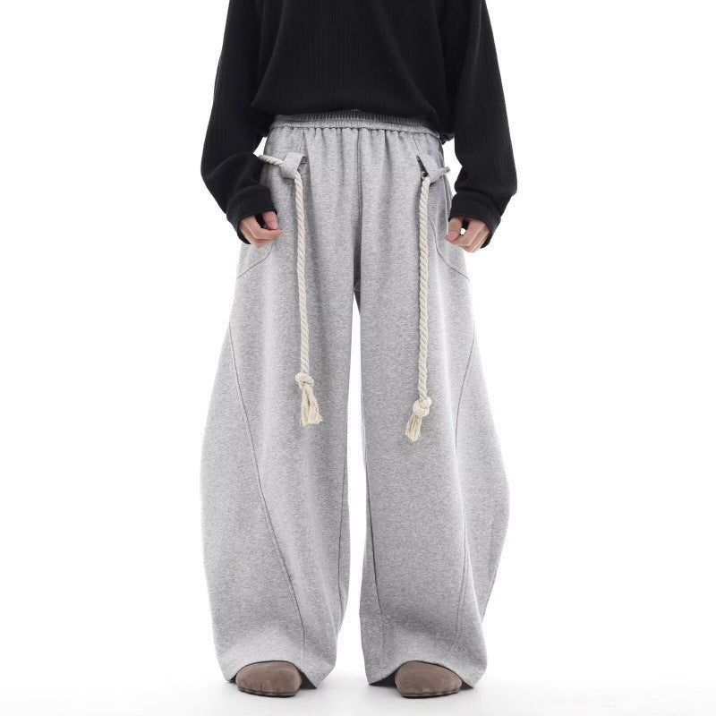 Retro Sweatpants Loose-fitting Casual Track Pants 