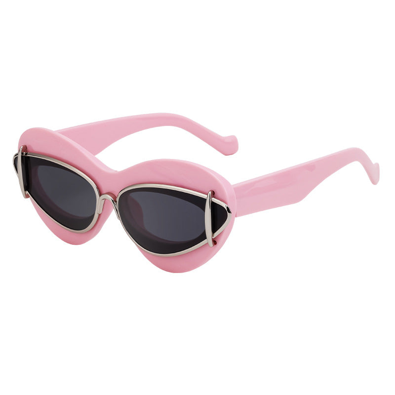 New  Fashion Cat-Eye Sunglasses for Women, Y2K Small Frame Sun Glasses, Trendy Driving Shades 