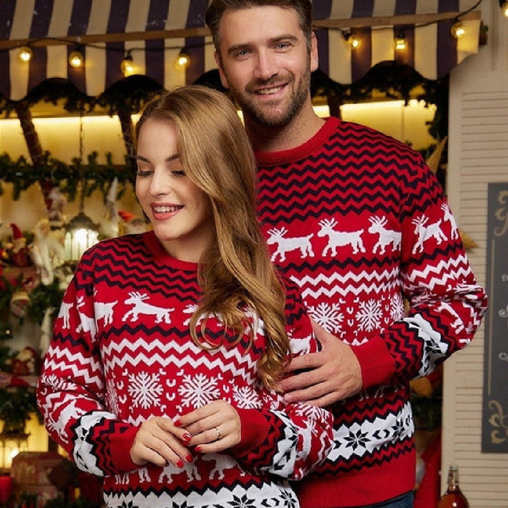 Fashion European And American Sweater New Couple Outfit CJ