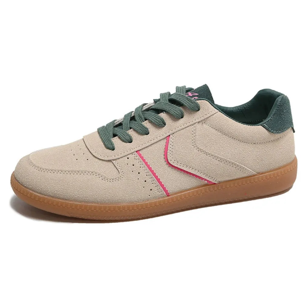 Round Toe Lace Up Sneakers 