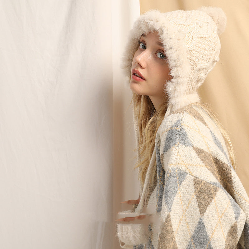 Women’s Fashion Winter Wool Hat – Warm Classic Cold-Weather Beanie - FitiqueFit